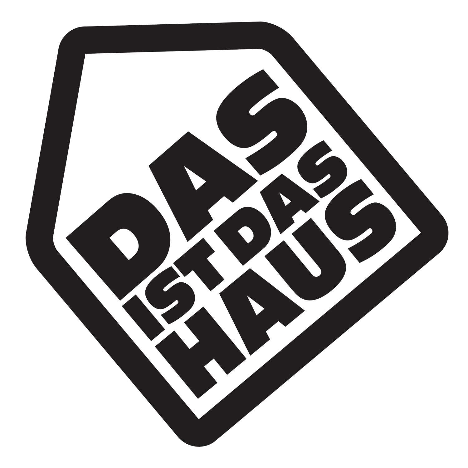 dasistdashaus - Das ist das Haus! Logo mit der Aufschrift: dasistdashaus - Das ist das Haus